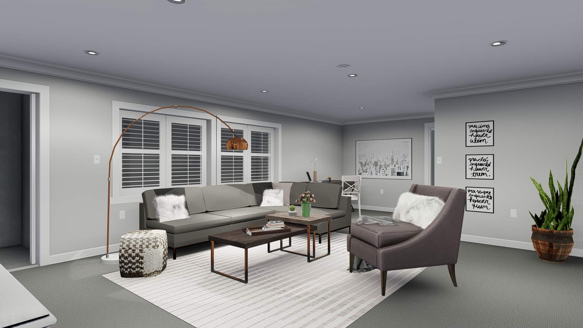 Family Room of this 6-Bedroom, 2481 Sq Ft Plan - 187-1143
