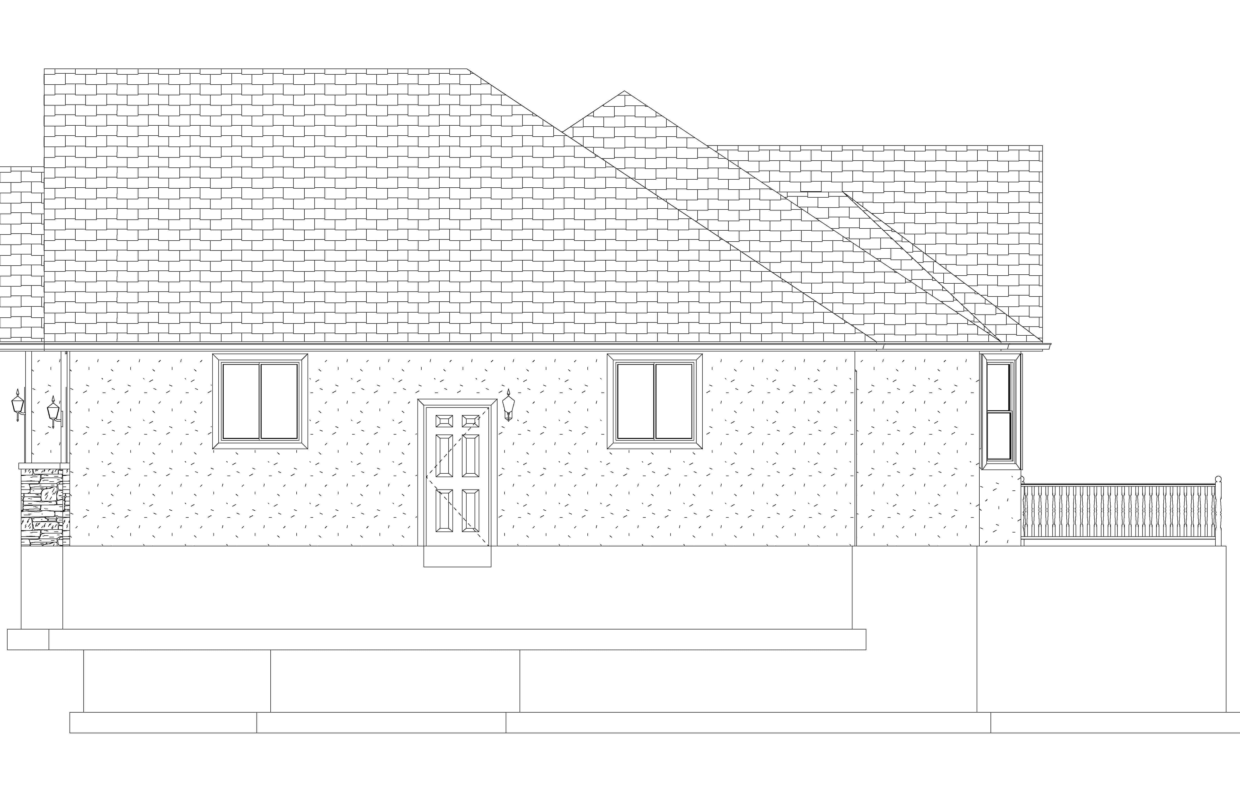 Home Plan Right Elevation of this 5-Bedroom,2254 Sq Ft Plan -187-1144