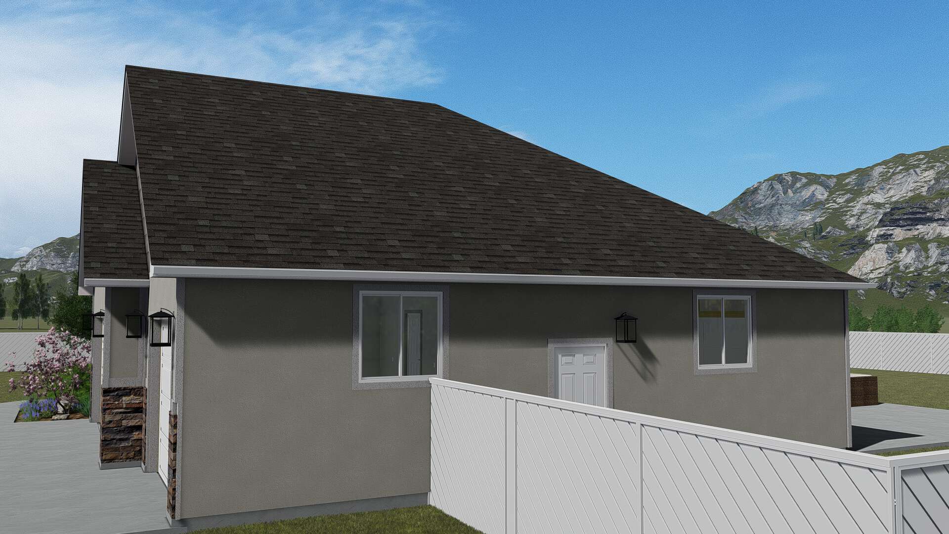 Right Side View of this 5-Bedroom, 2254 Sq Ft Plan - 187-1144