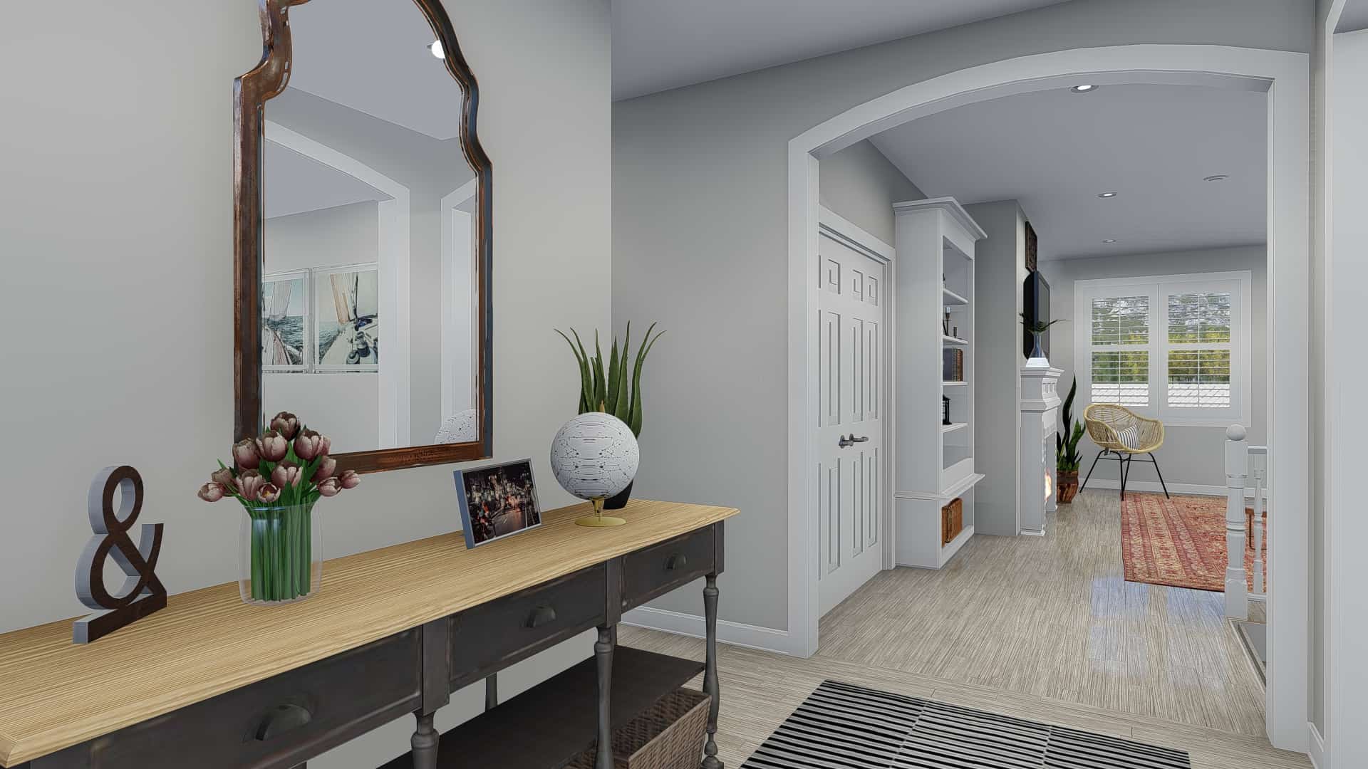 Front View of this 5-Bedroom, 2254 Sq Ft Plan - 187-1144
