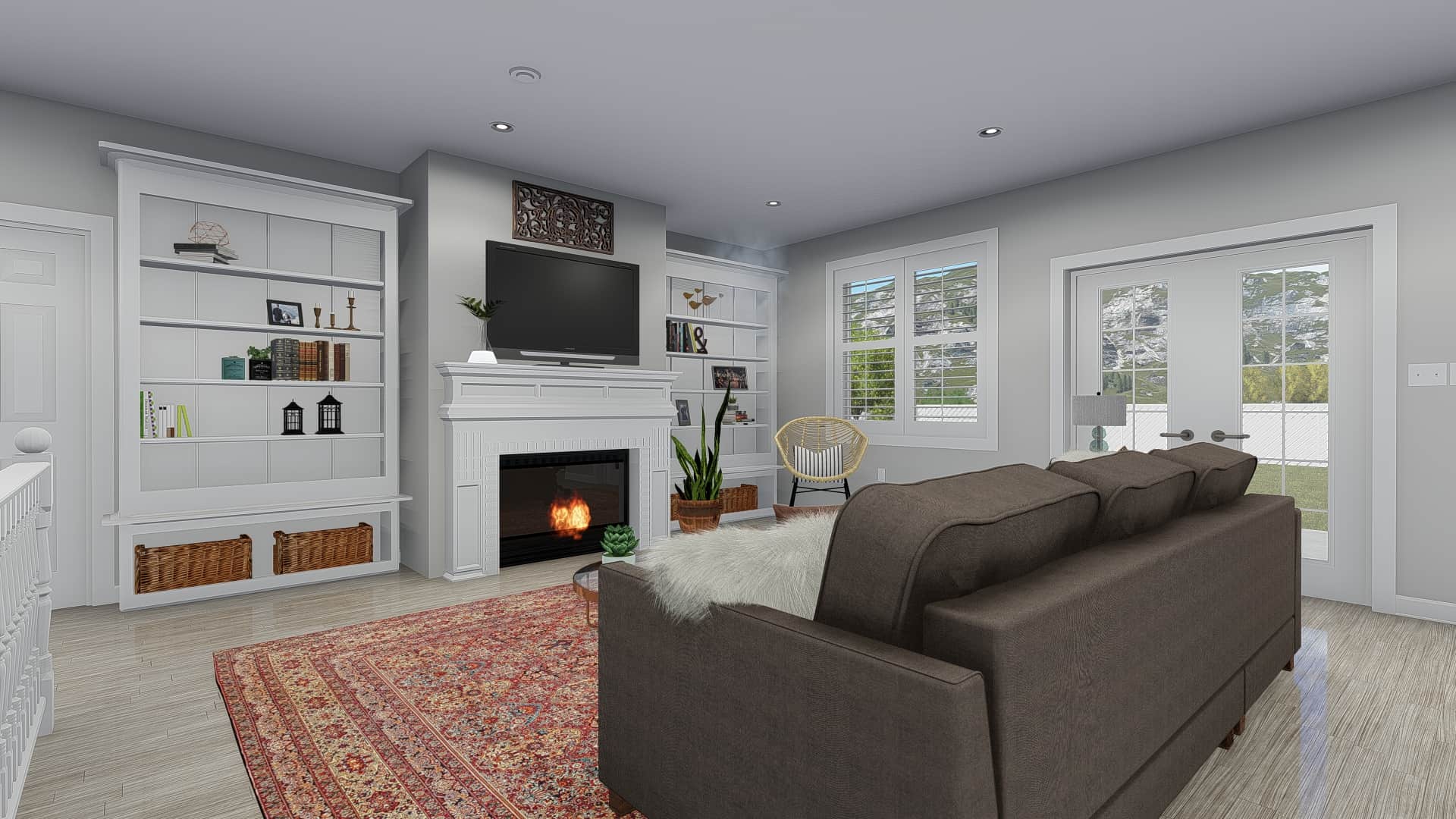 Family Room of this 5-Bedroom, 2254 Sq Ft Plan - 187-1144