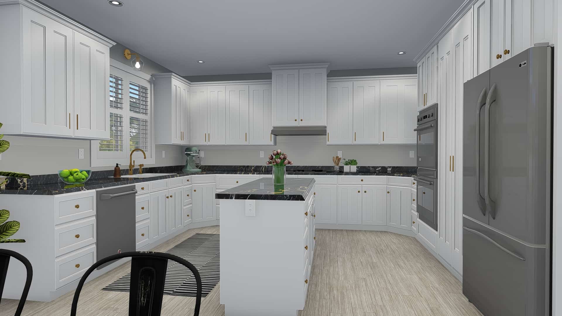 Kitchen of this 5-Bedroom, 2254 Sq Ft Plan - 187-1144