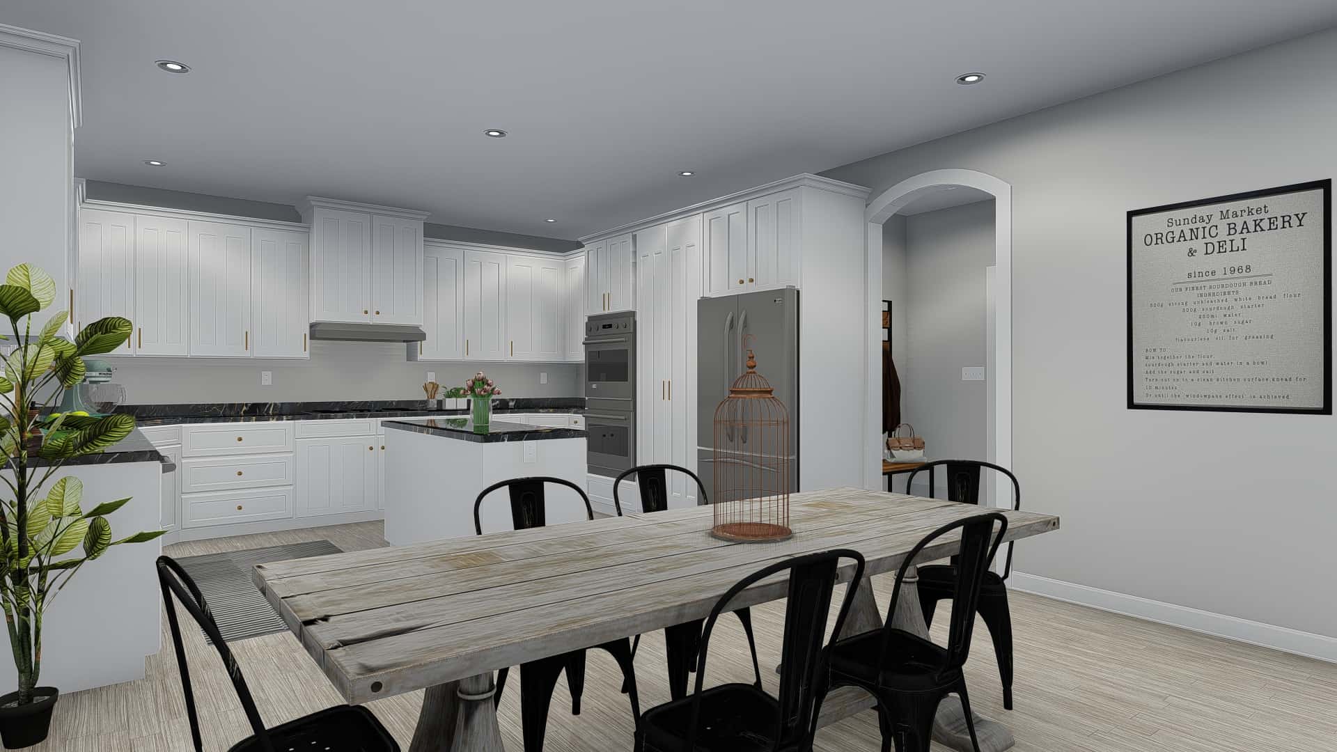 Kitchen of this 5-Bedroom, 2254 Sq Ft Plan - 187-1144