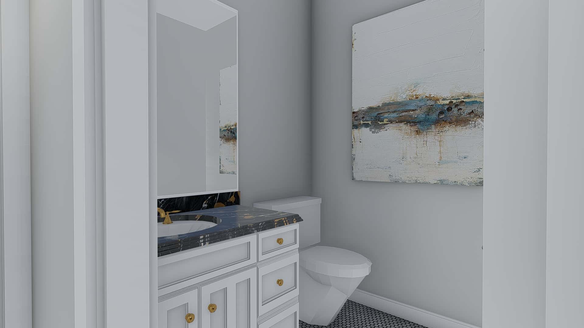 Bathroom of this 5-Bedroom, 2254 Sq Ft Plan - 187-1144