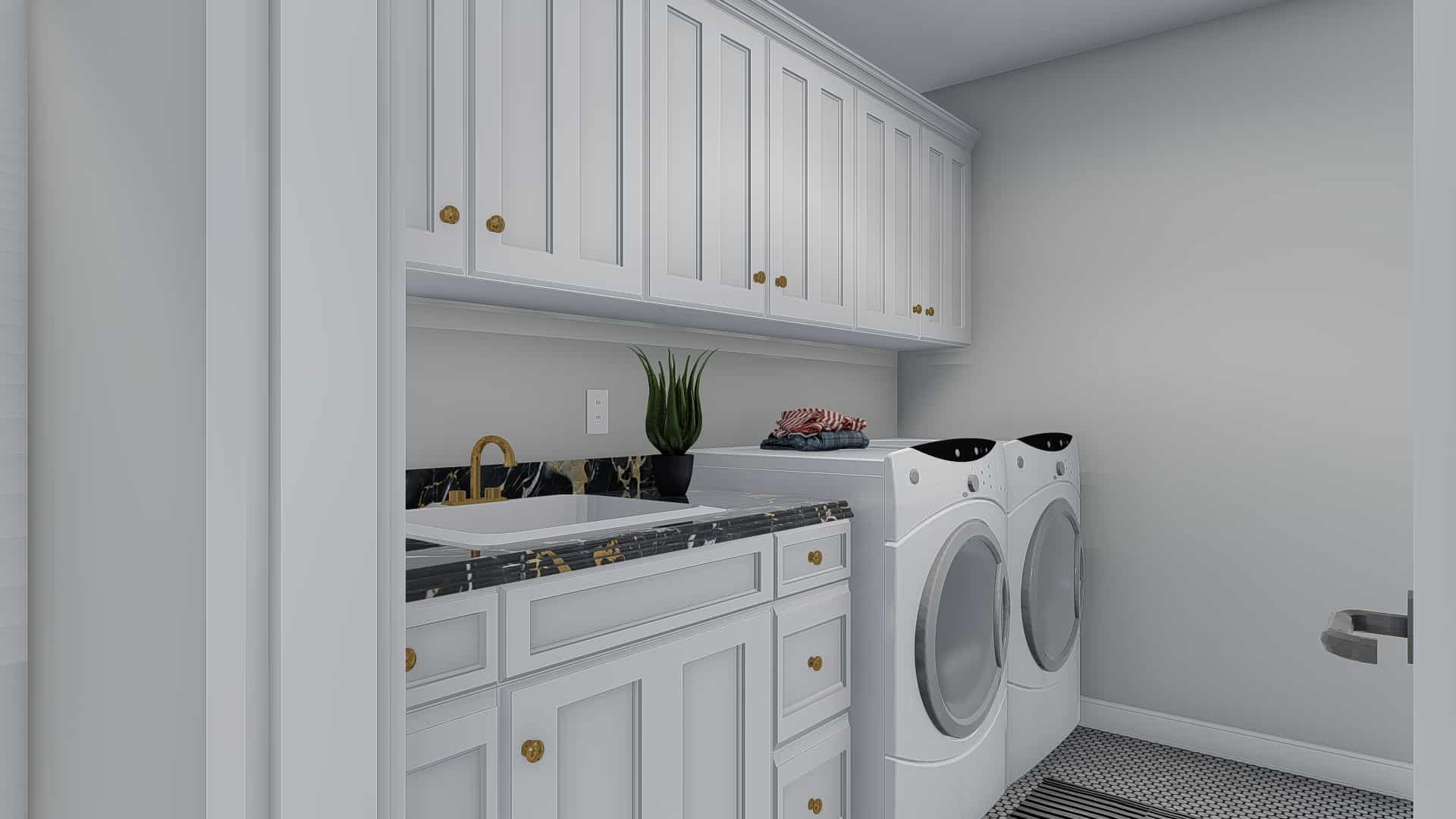Laundry Room of this 5-Bedroom, 2254 Sq Ft Plan - 187-1144