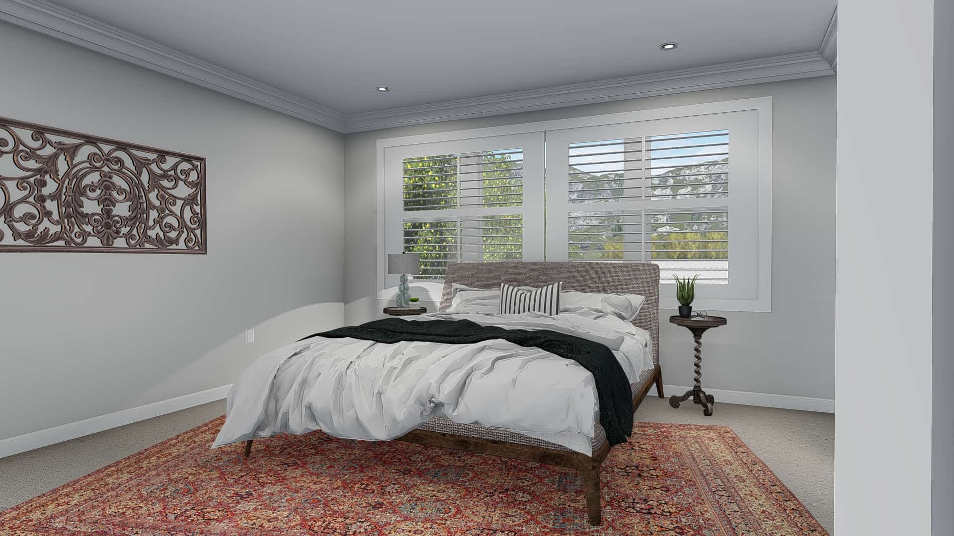 Bedroom of this 5-Bedroom, 2254 Sq Ft Plan - 187-1144
