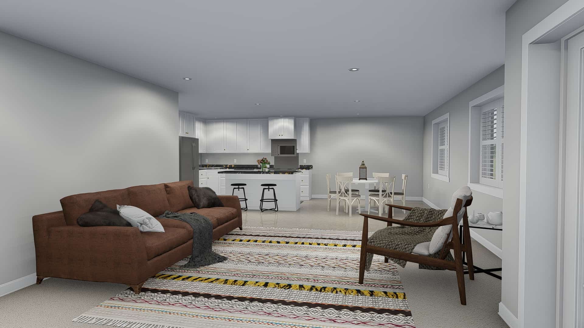 Family Room of this 5-Bedroom, 2254 Sq Ft Plan - 187-1144