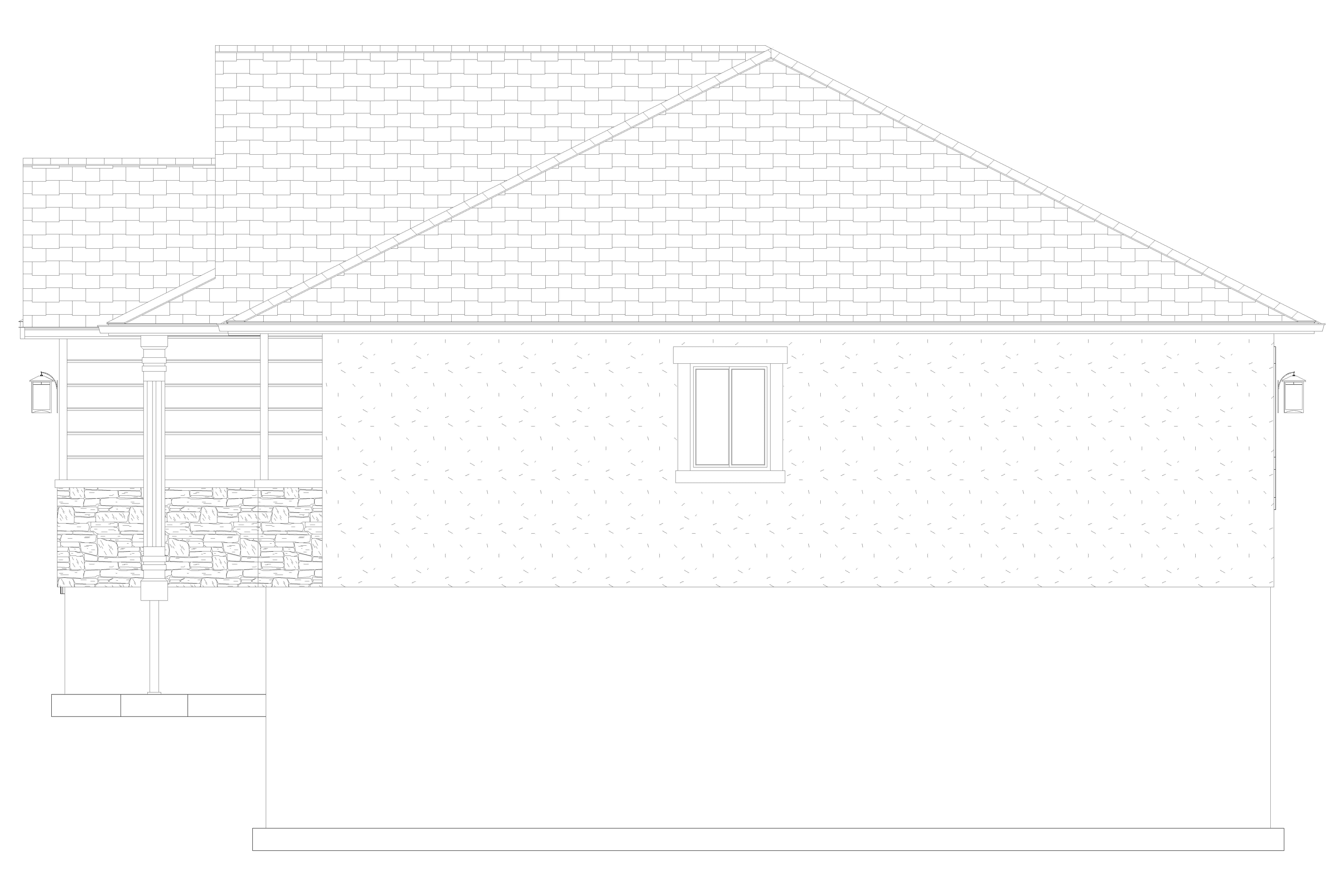 Home Plan Right Elevation of this 5-Bedroom,1493 Sq Ft Plan -187-1145