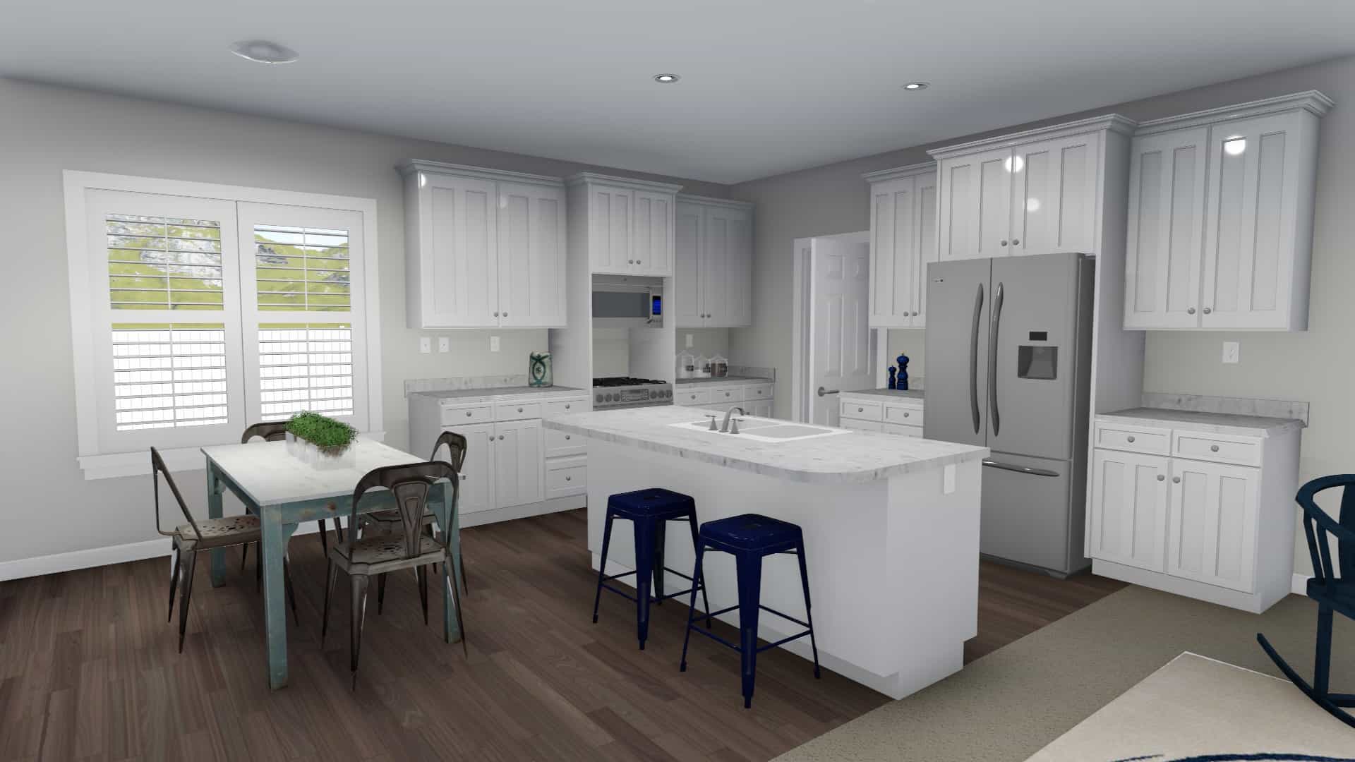 Kitchen of this 5-Bedroom, 1493 Sq Ft Plan - 187-1145