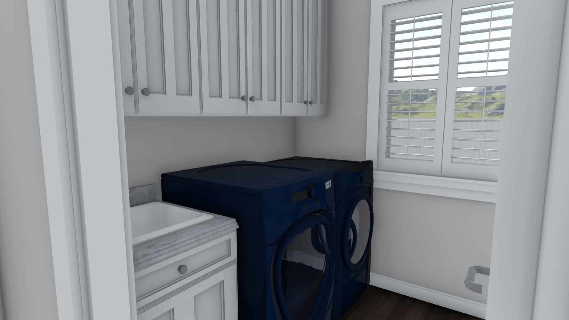 Laundry Room of this 5-Bedroom, 1493 Sq Ft Plan - 187-1145