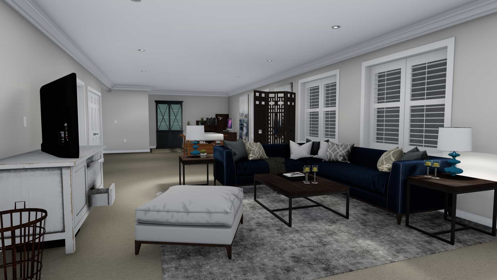 Family Room of this 5-Bedroom, 1493 Sq Ft Plan - 187-1145