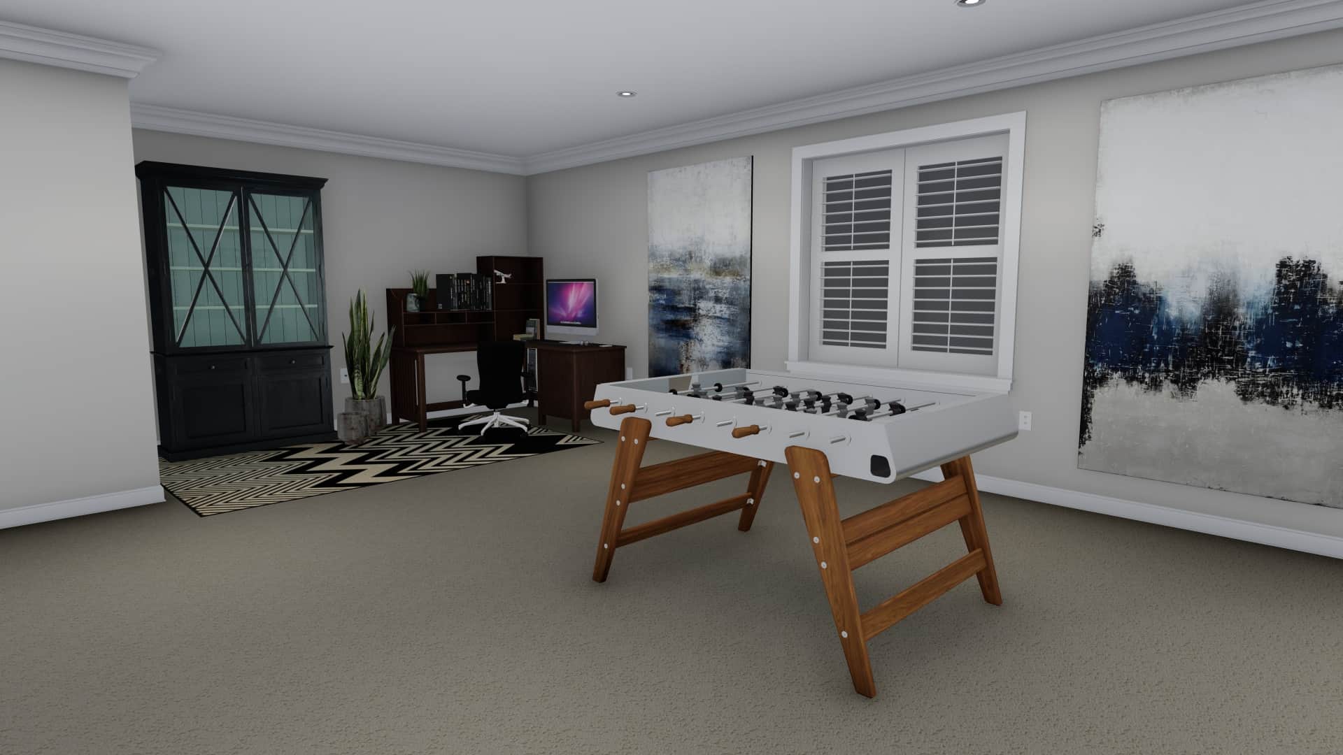 Playroom of this 5-Bedroom, 1493 Sq Ft Plan - 187-1145