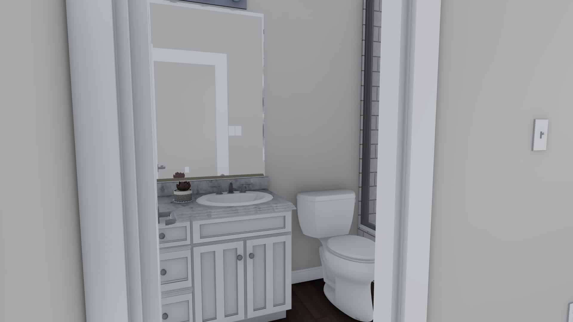 Bathroom of this 5-Bedroom, 1493 Sq Ft Plan - 187-1145