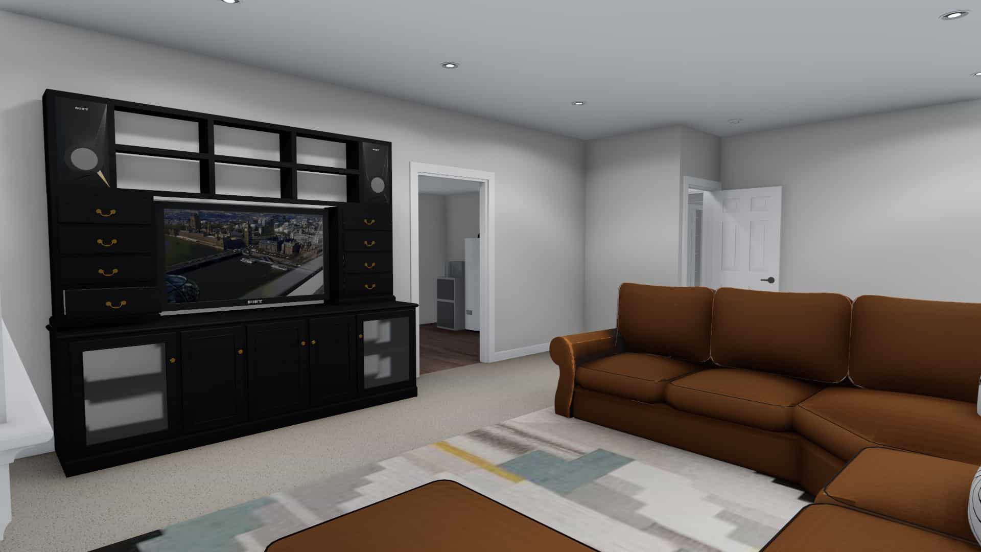 Family Room of this 6-Bedroom, 1801 Sq Ft Plan - 187-1147