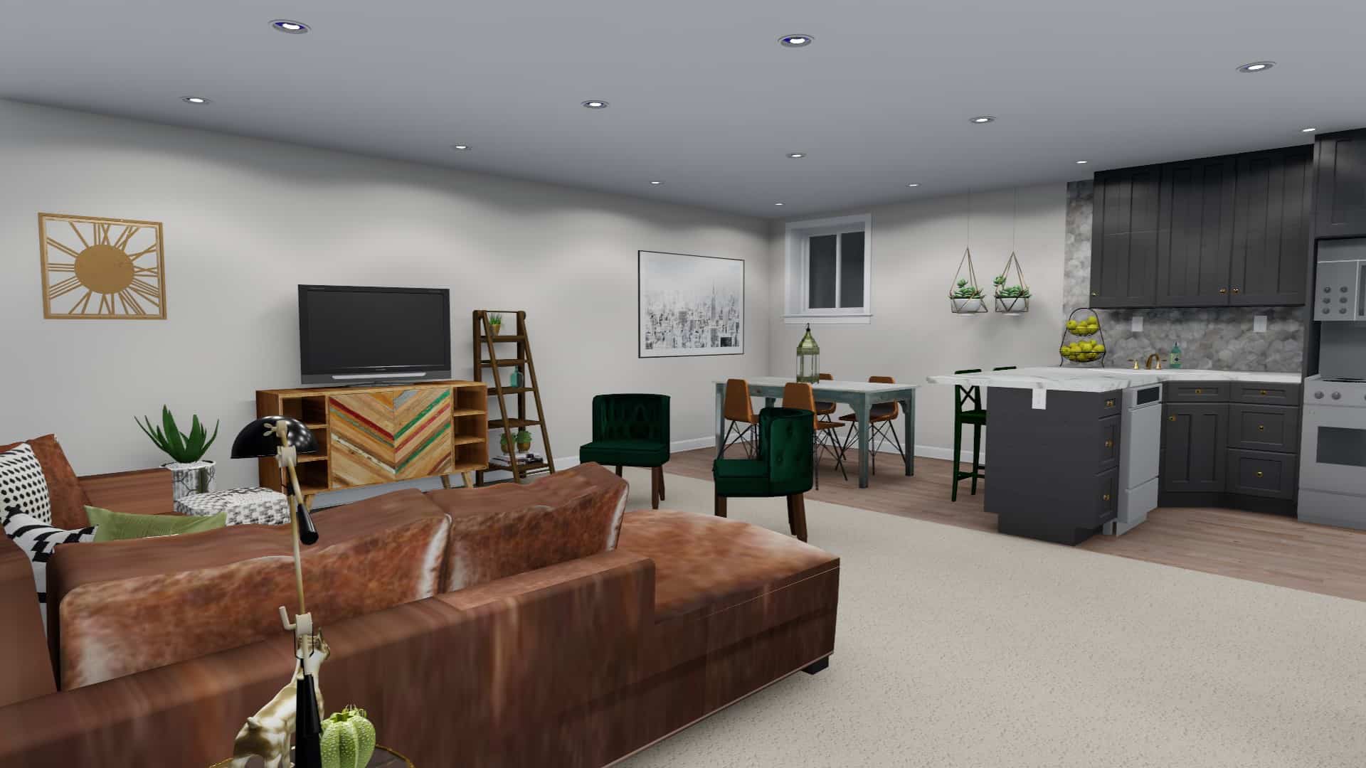 Family Room of this 6-Bedroom, 1801 Sq Ft Plan - 187-1147