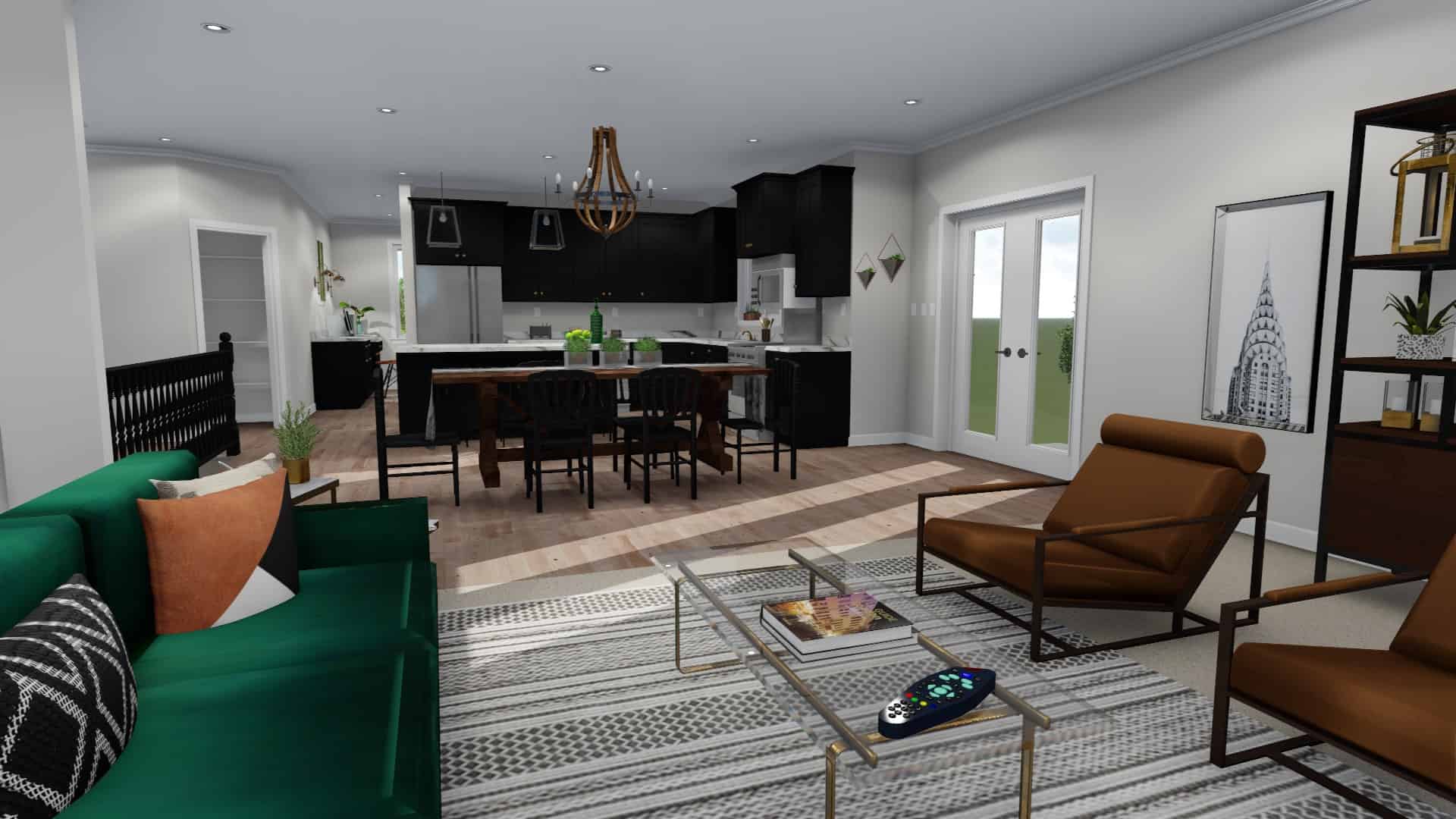 Family Room of this 6-Bedroom, 1801 Sq Ft Plan - 187-1147