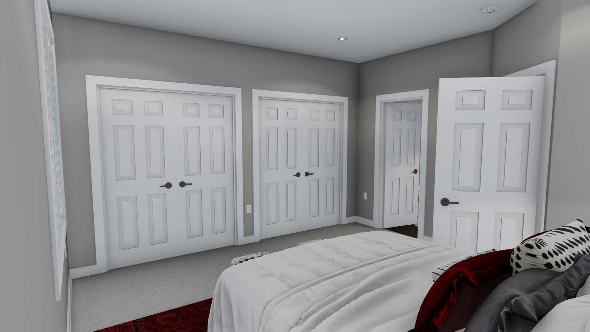 Master Bedroom of this 7-Bedroom, 1635 Sq Ft Plan - 187-1149