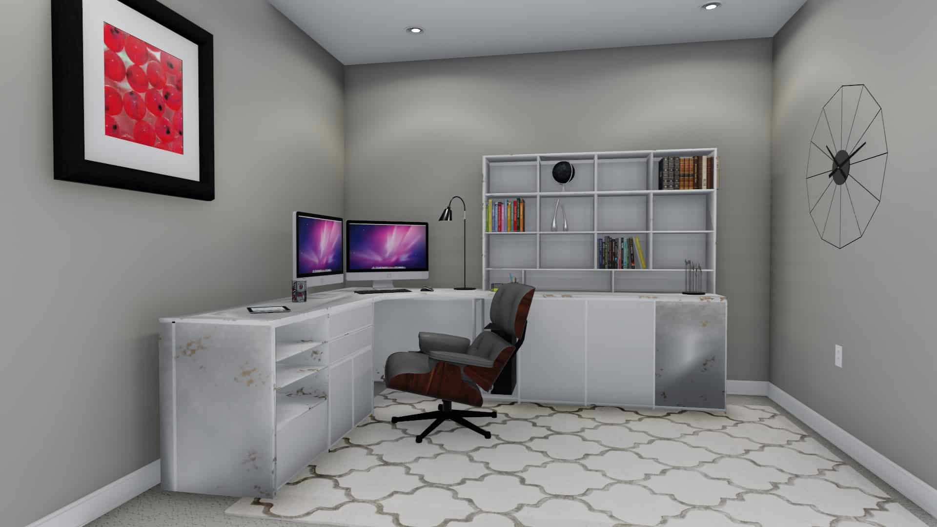 Home Office of this 7-Bedroom, 1635 Sq Ft Plan - 187-1149