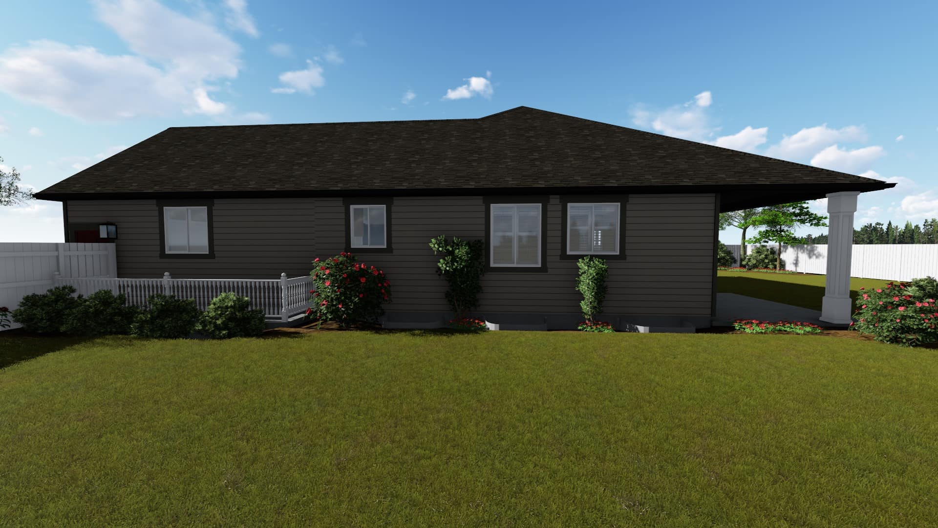 Right Side View of this 7-Bedroom, 1635 Sq Ft Plan - 187-1149