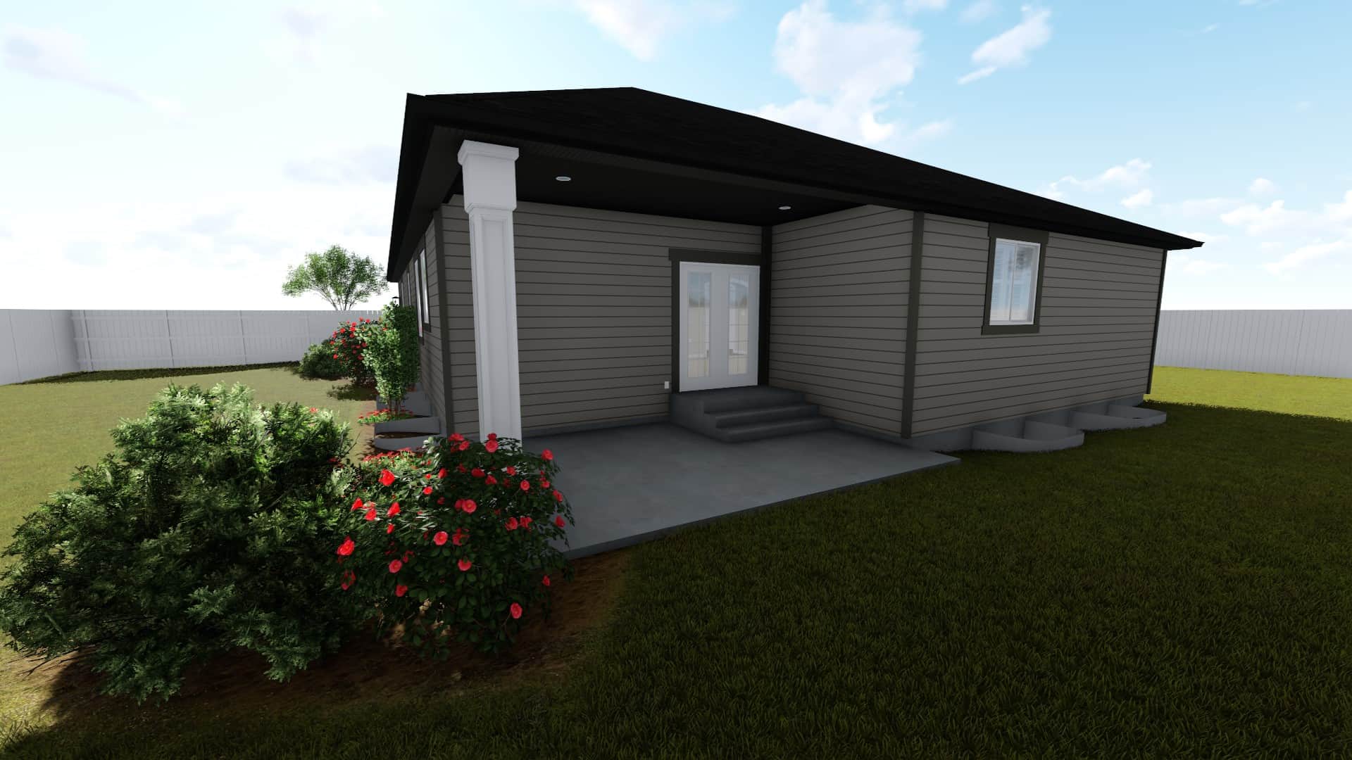 Front View of this 7-Bedroom, 1635 Sq Ft Plan - 187-1149
