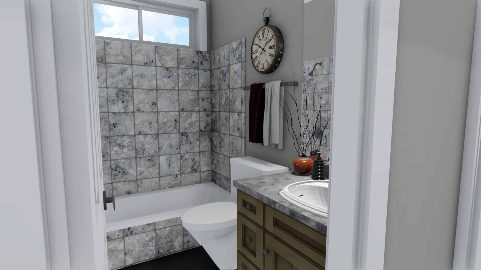 Bathroom of this 7-Bedroom, 1635 Sq Ft Plan - 187-1149