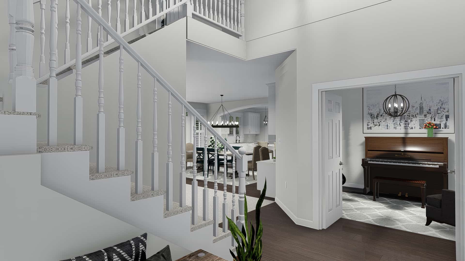 Stairs of this 4-Bedroom, 2473 Sq Ft Plan - 187-1150