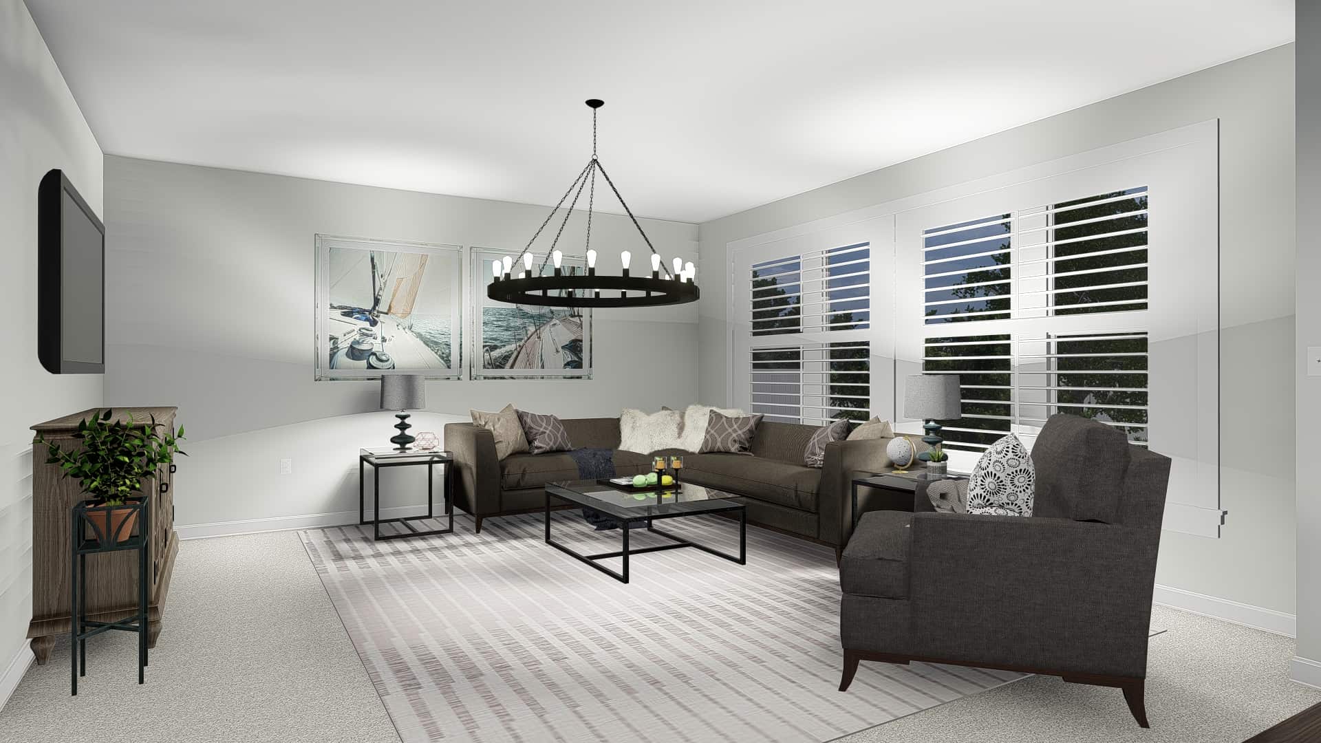 Family Room of this 4-Bedroom, 2473 Sq Ft Plan - 187-1150
