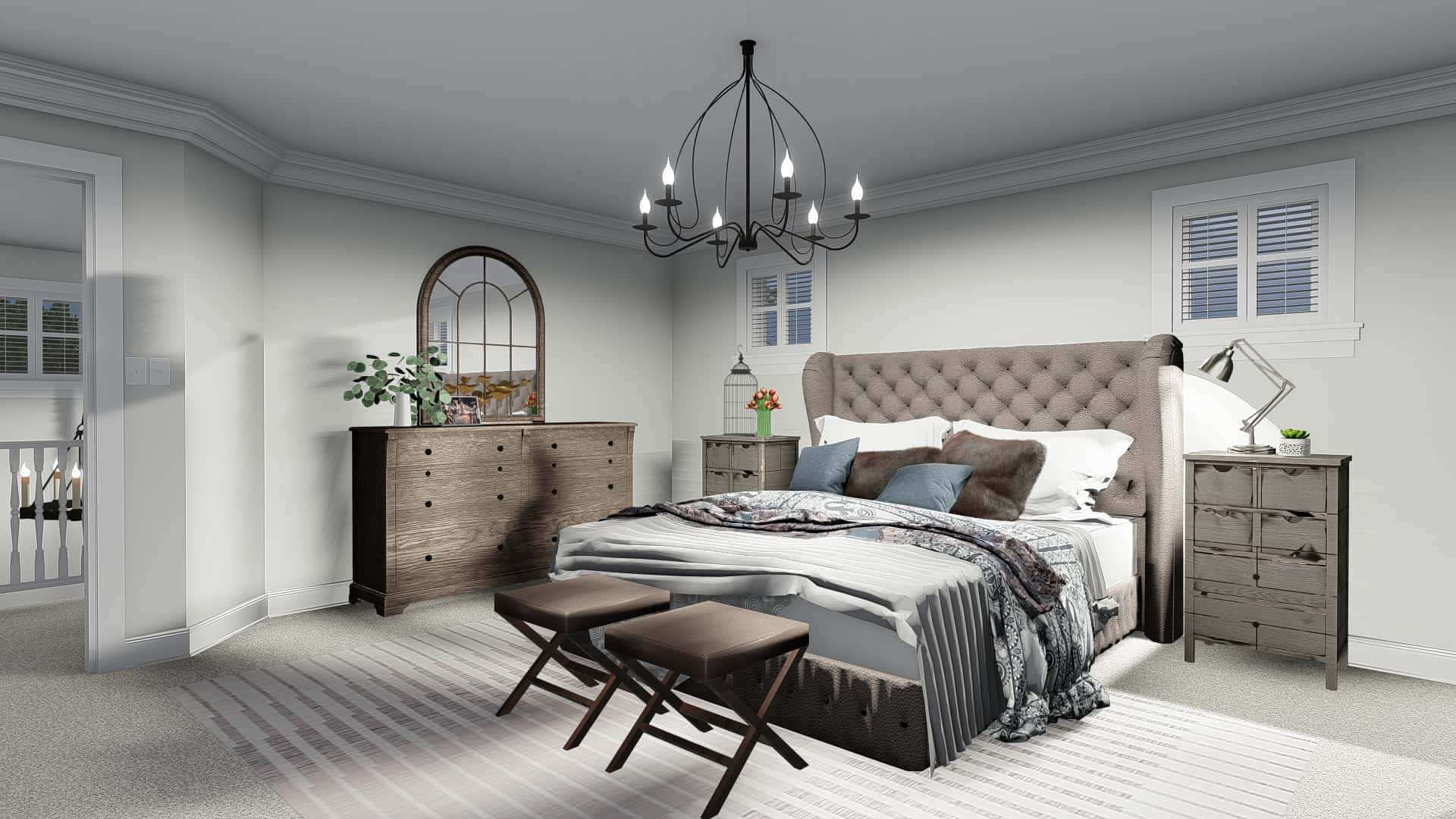 Master Bedroom of this 4-Bedroom, 2473 Sq Ft Plan - 187-1150