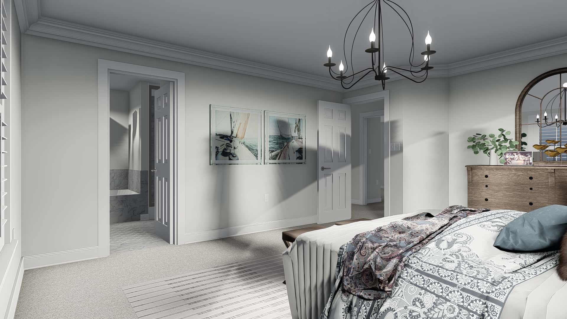 Master Bedroom of this 4-Bedroom,2473 Sq Ft Plan -2473