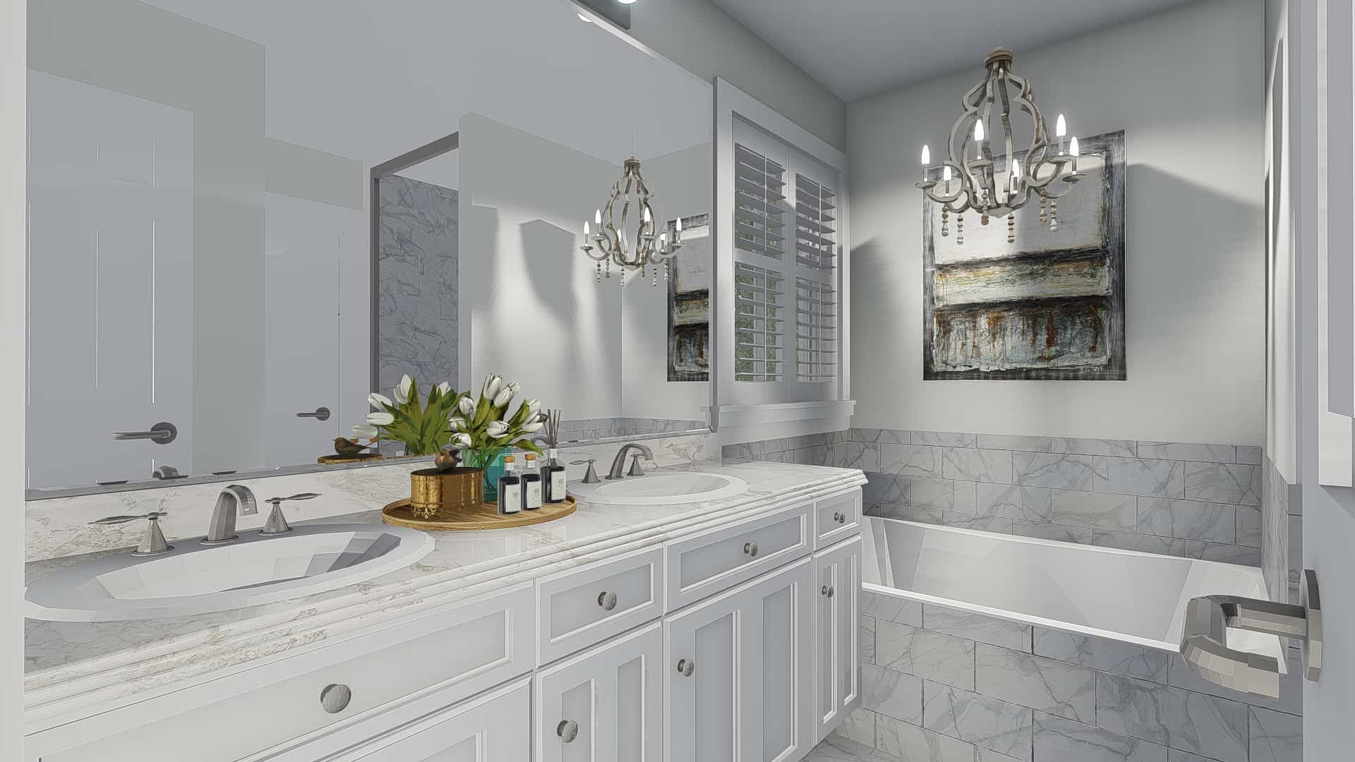 Master Bathroom of this 4-Bedroom, 2473 Sq Ft Plan - 187-1150