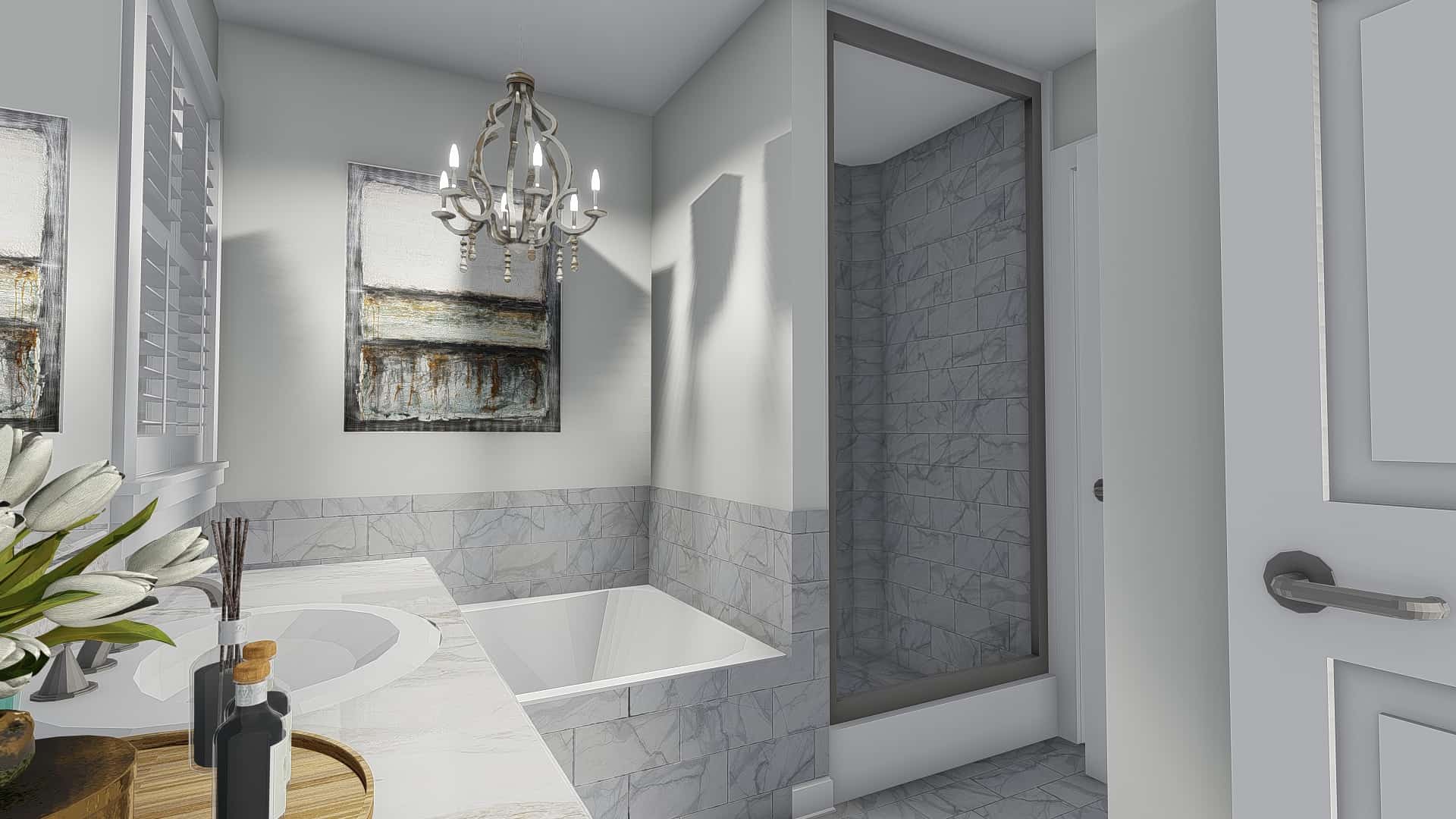 Master Bathroom of this 4-Bedroom, 2473 Sq Ft Plan - 187-1150