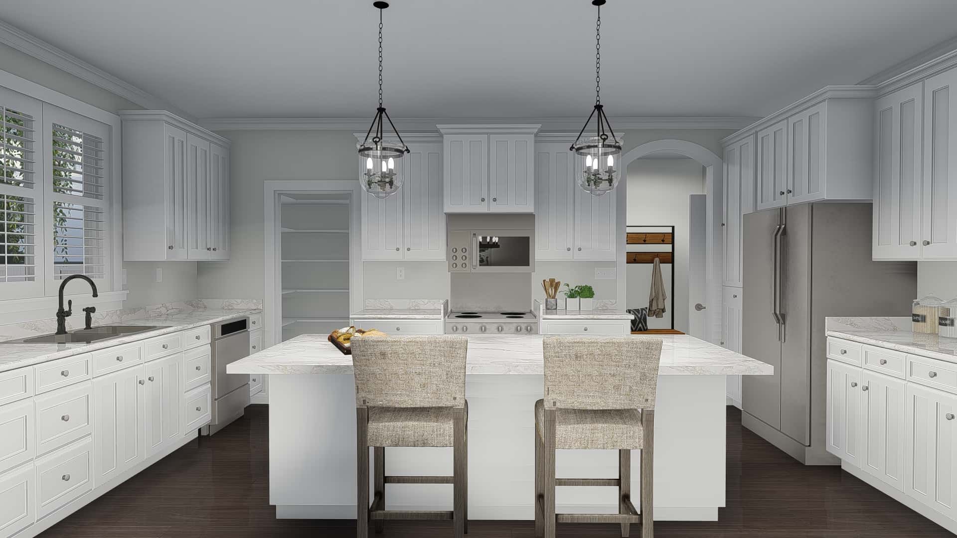 Kitchen of this 4-Bedroom, 2473 Sq Ft Plan - 187-1150