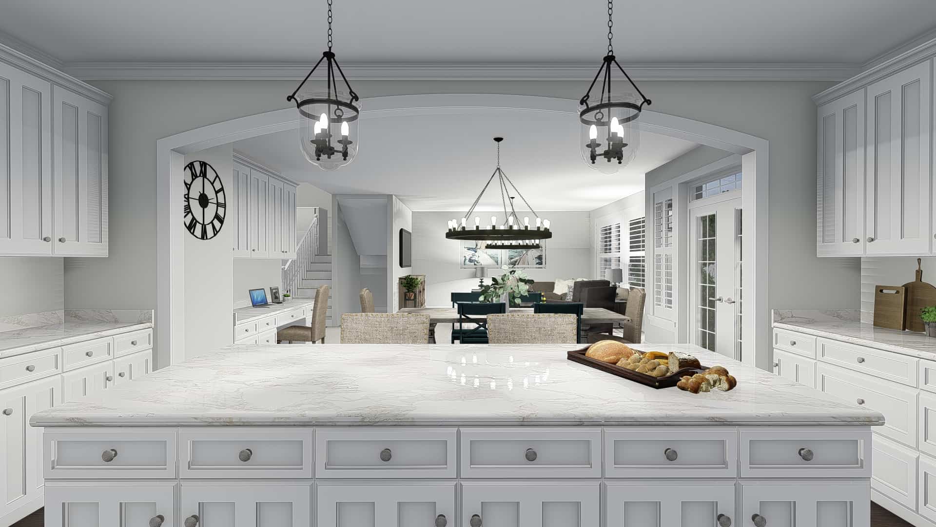 Kitchen of this 4-Bedroom, 2473 Sq Ft Plan - 187-1150