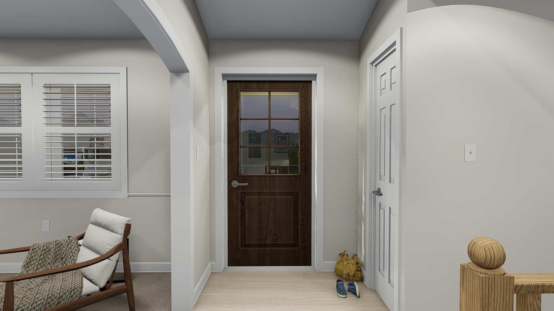 Entry Hall: Foyer of this 3-Bedroom, 1861 Sq Ft Plan - 187-1151