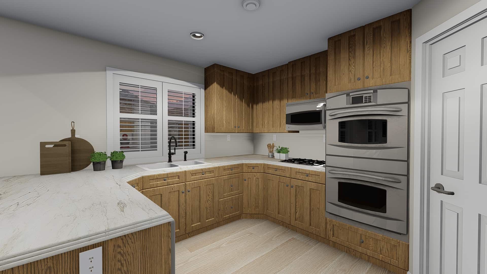 Kitchen of this 3-Bedroom, 1861 Sq Ft Plan - 187-1151