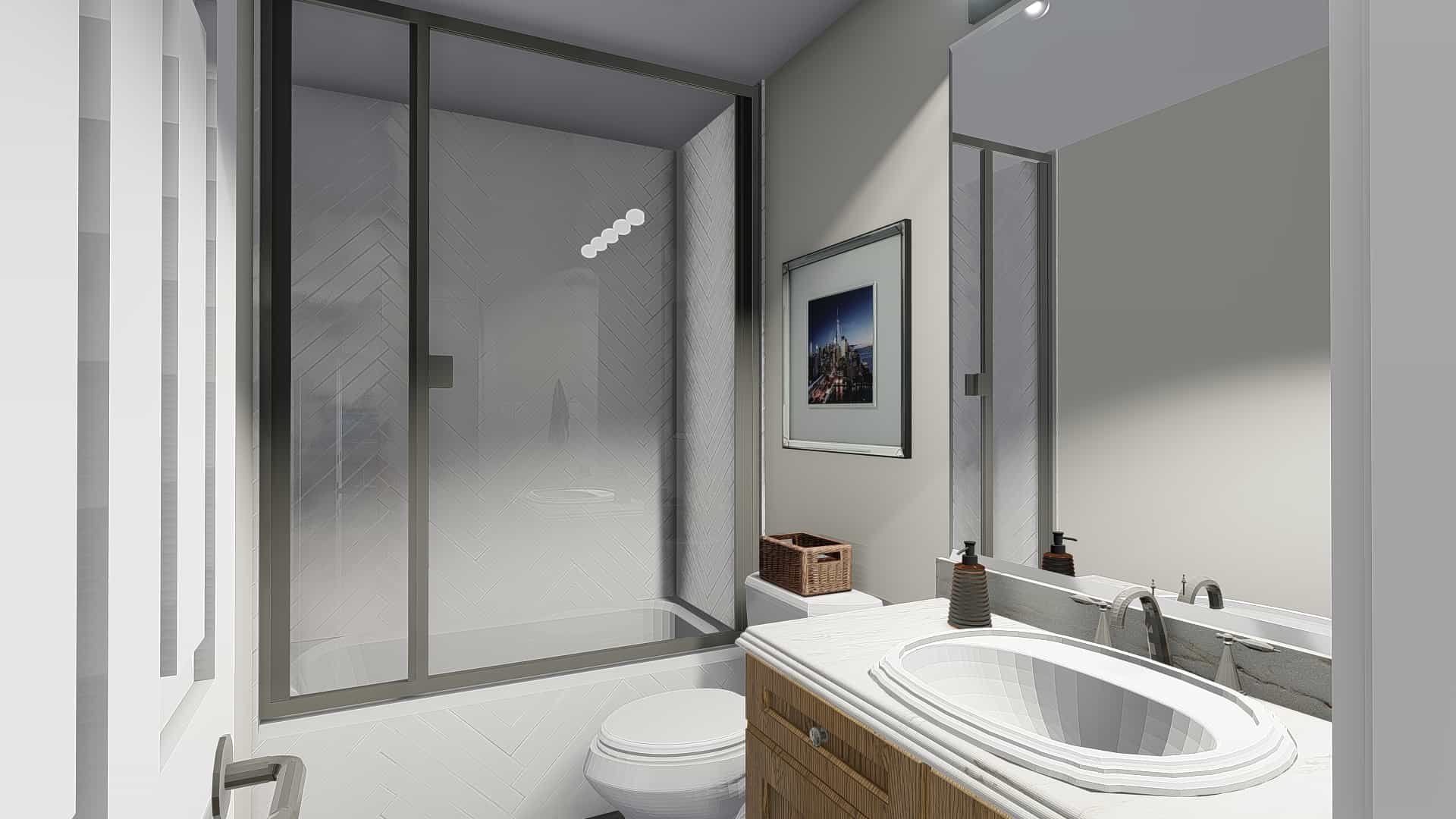 Master Bathroom of this 3-Bedroom, 1861 Sq Ft Plan - 187-1151