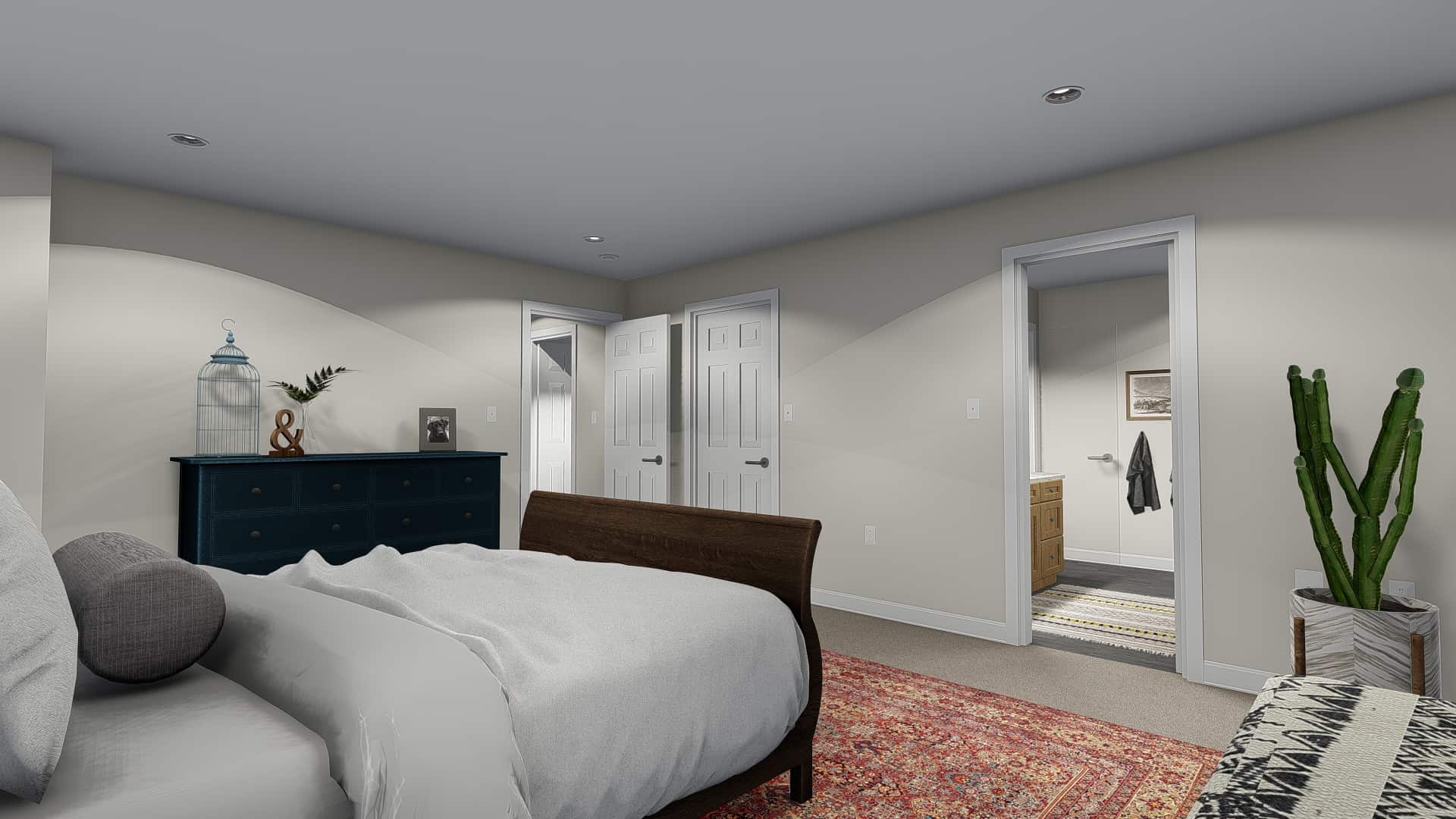 Media Room of this 3-Bedroom, 1861 Sq Ft Plan - 187-1151