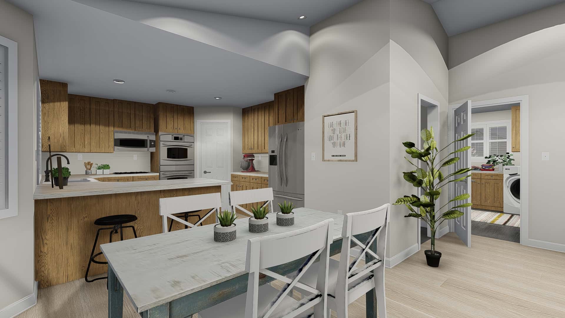 Kitchen of this 3-Bedroom, 1861 Sq Ft Plan - 187-1151