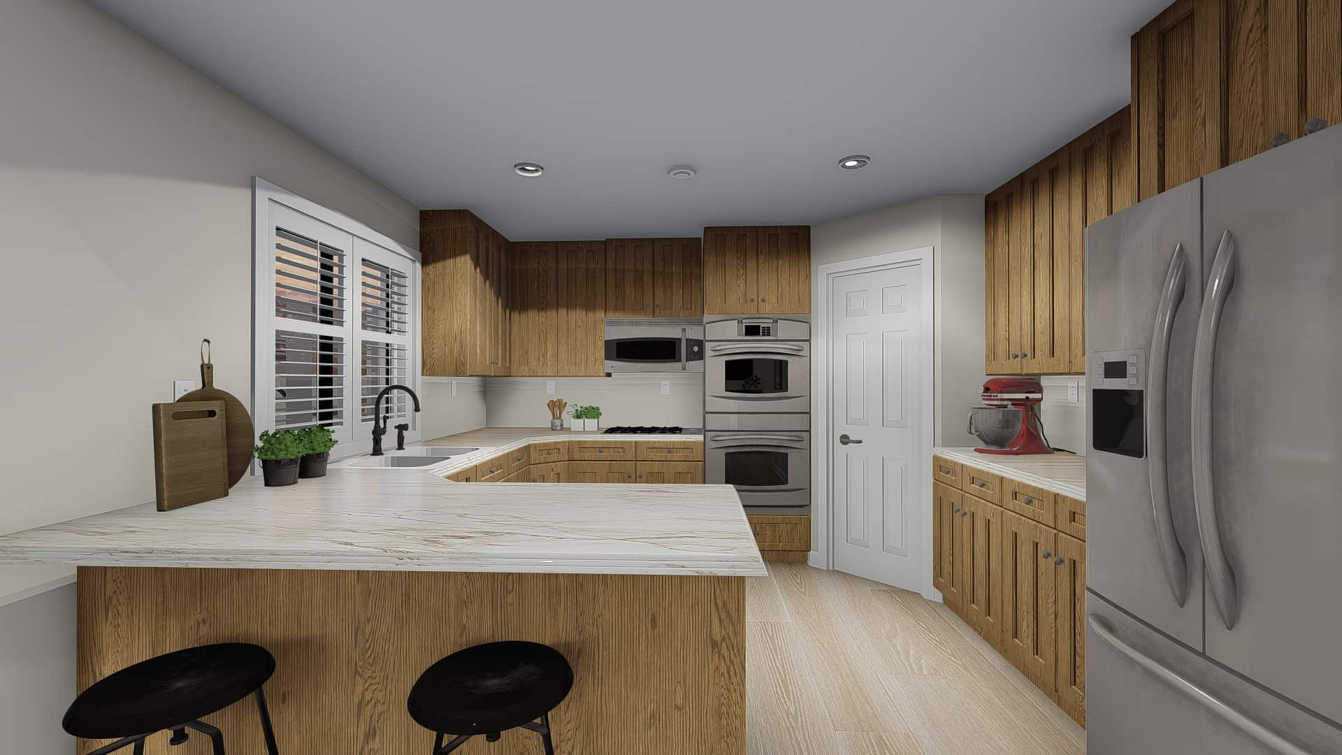 Kitchen of this 3-Bedroom, 1861 Sq Ft Plan - 187-1151