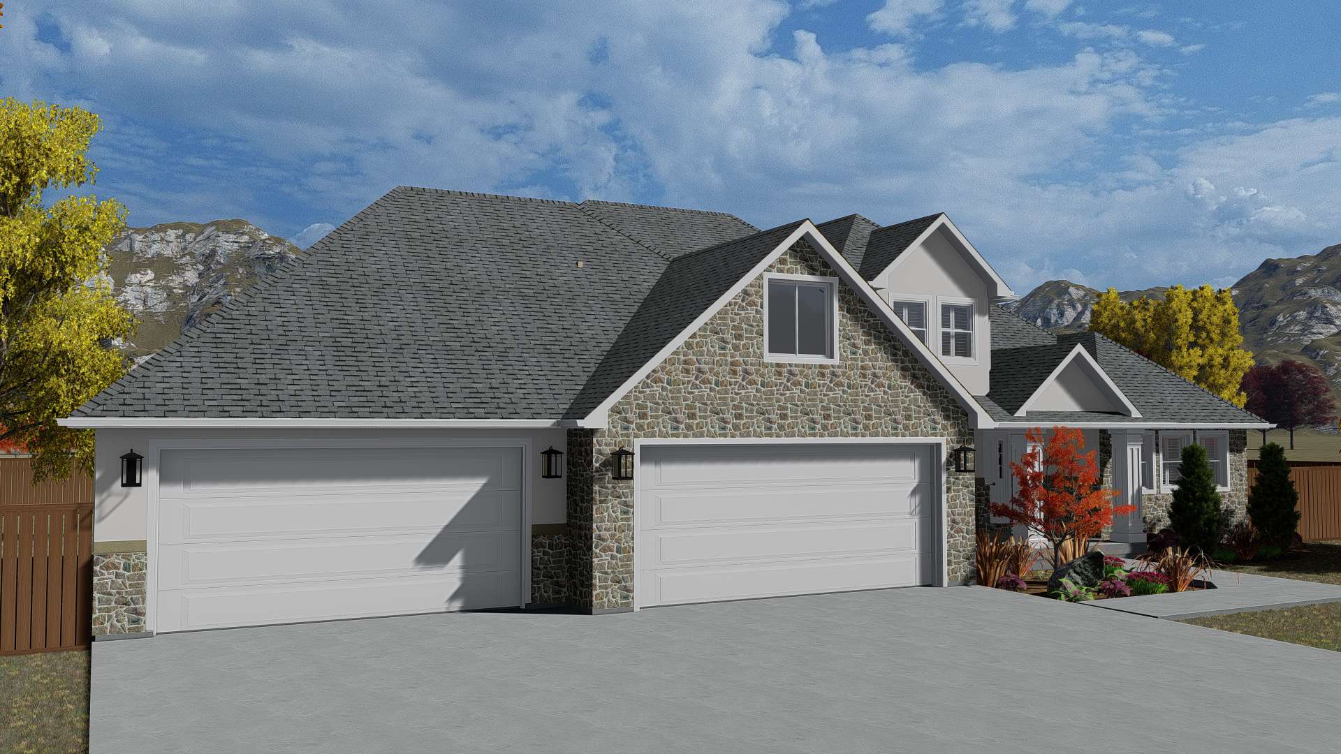 Garage of this 3-Bedroom, 2084 Sq Ft Plan - 187-1152