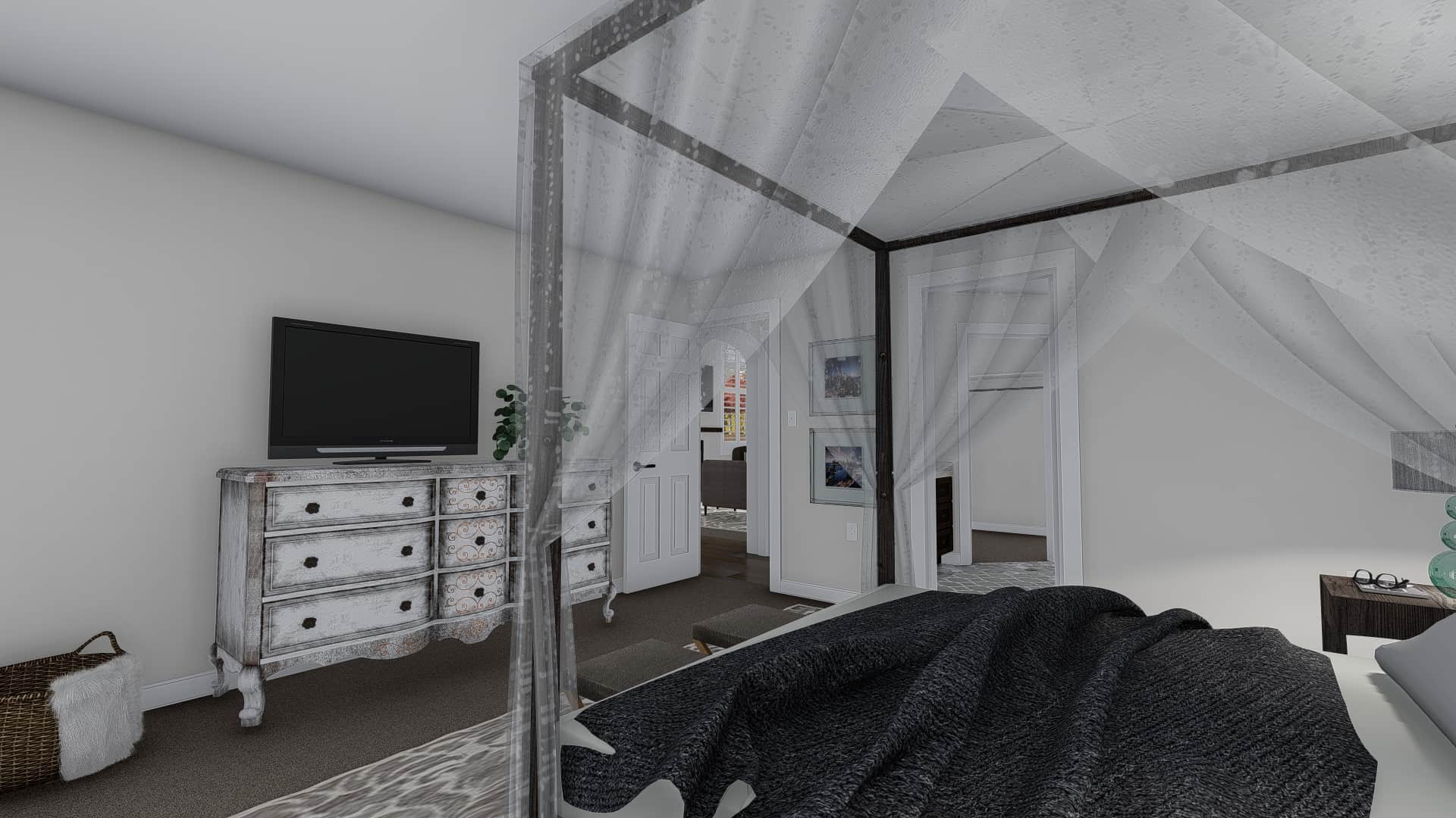 Master Bedroom of this 3-Bedroom, 2084 Sq Ft Plan - 187-1152