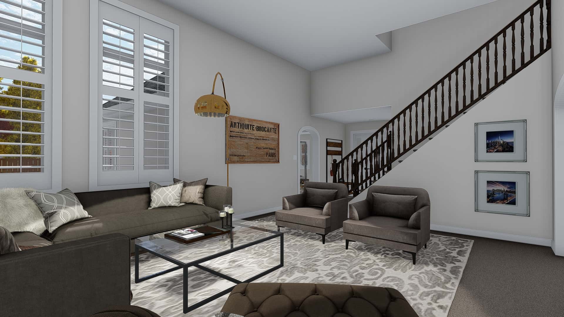Family Room of this 3-Bedroom, 2084 Sq Ft Plan - 187-1152