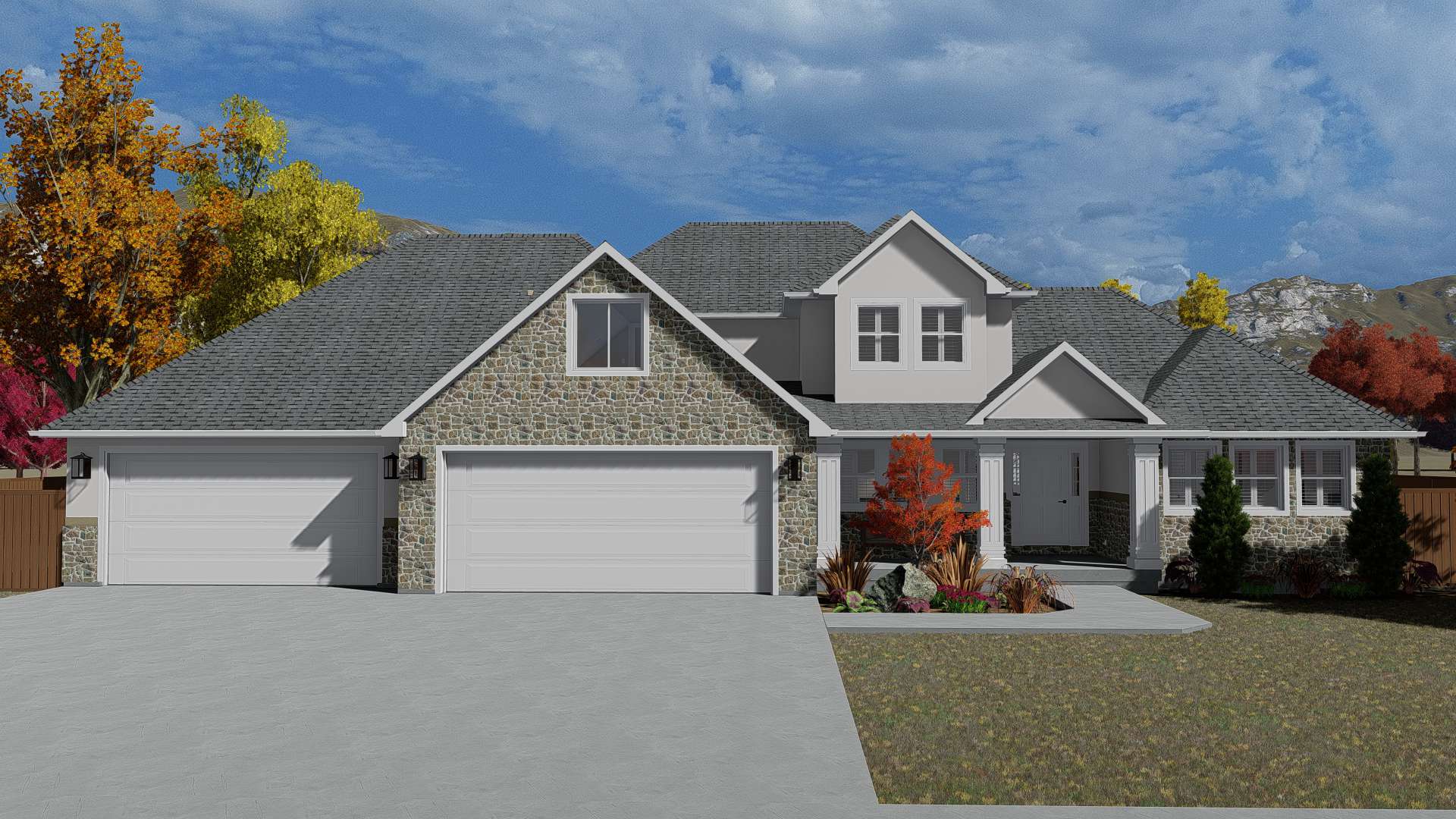Transitional home (ThePlanCollection: Plan #187-1152)