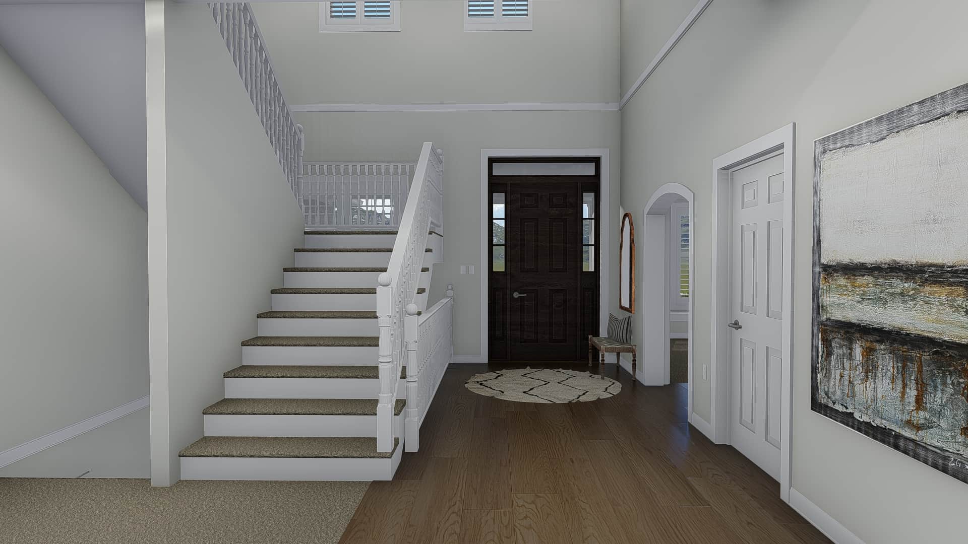 Entry Hall: Foyer of this 3-Bedroom, 2920 Sq Ft Plan - 187-1154