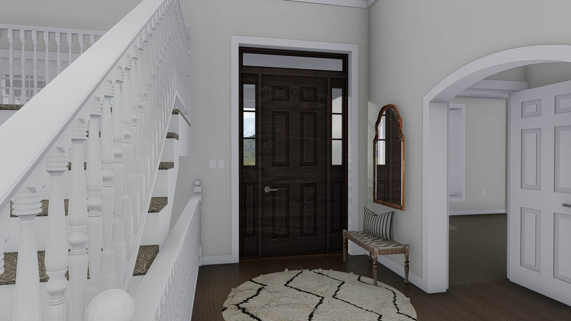 Entry Hall: Foyer of this 3-Bedroom, 2920 Sq Ft Plan - 187-1154
