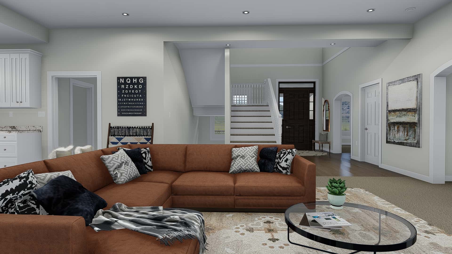 Family Room of this 3-Bedroom, 2920 Sq Ft Plan - 187-1154