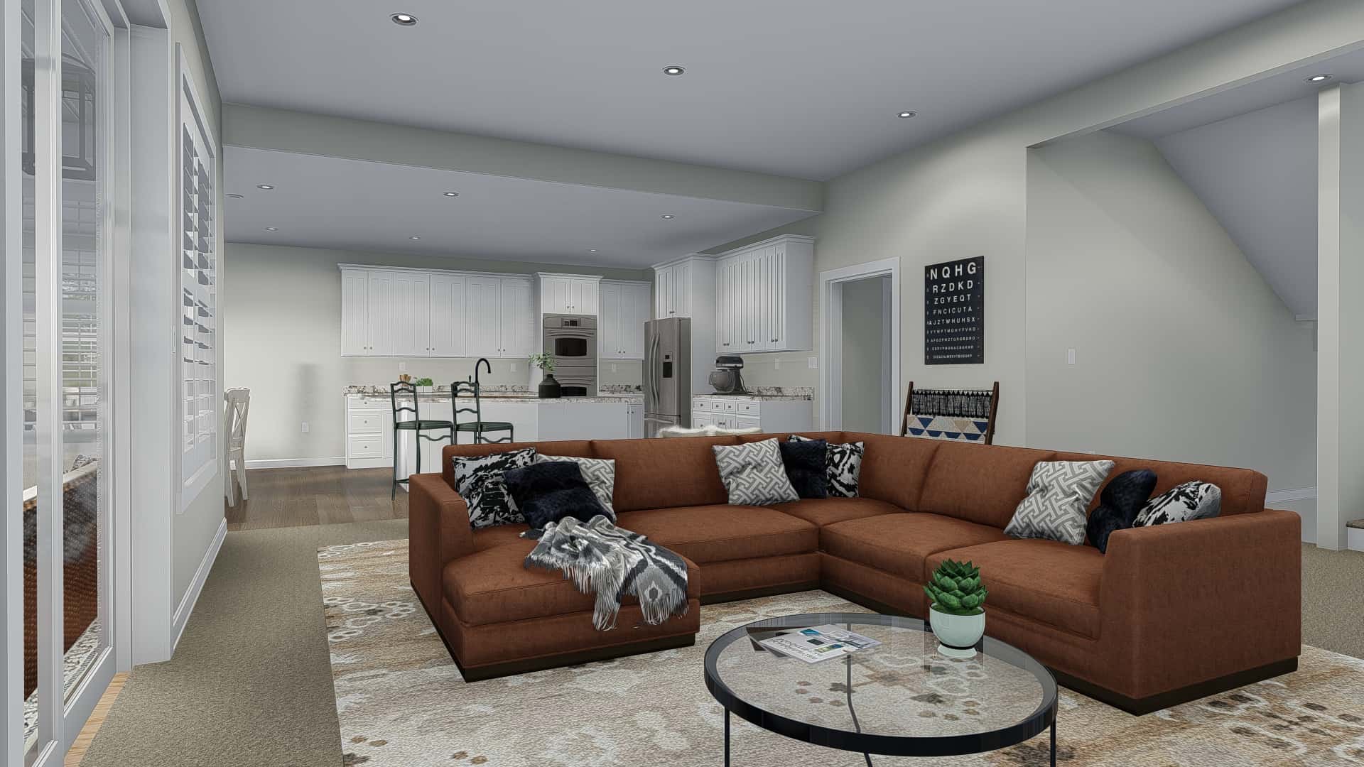 Family Room of this 3-Bedroom, 2920 Sq Ft Plan - 187-1154