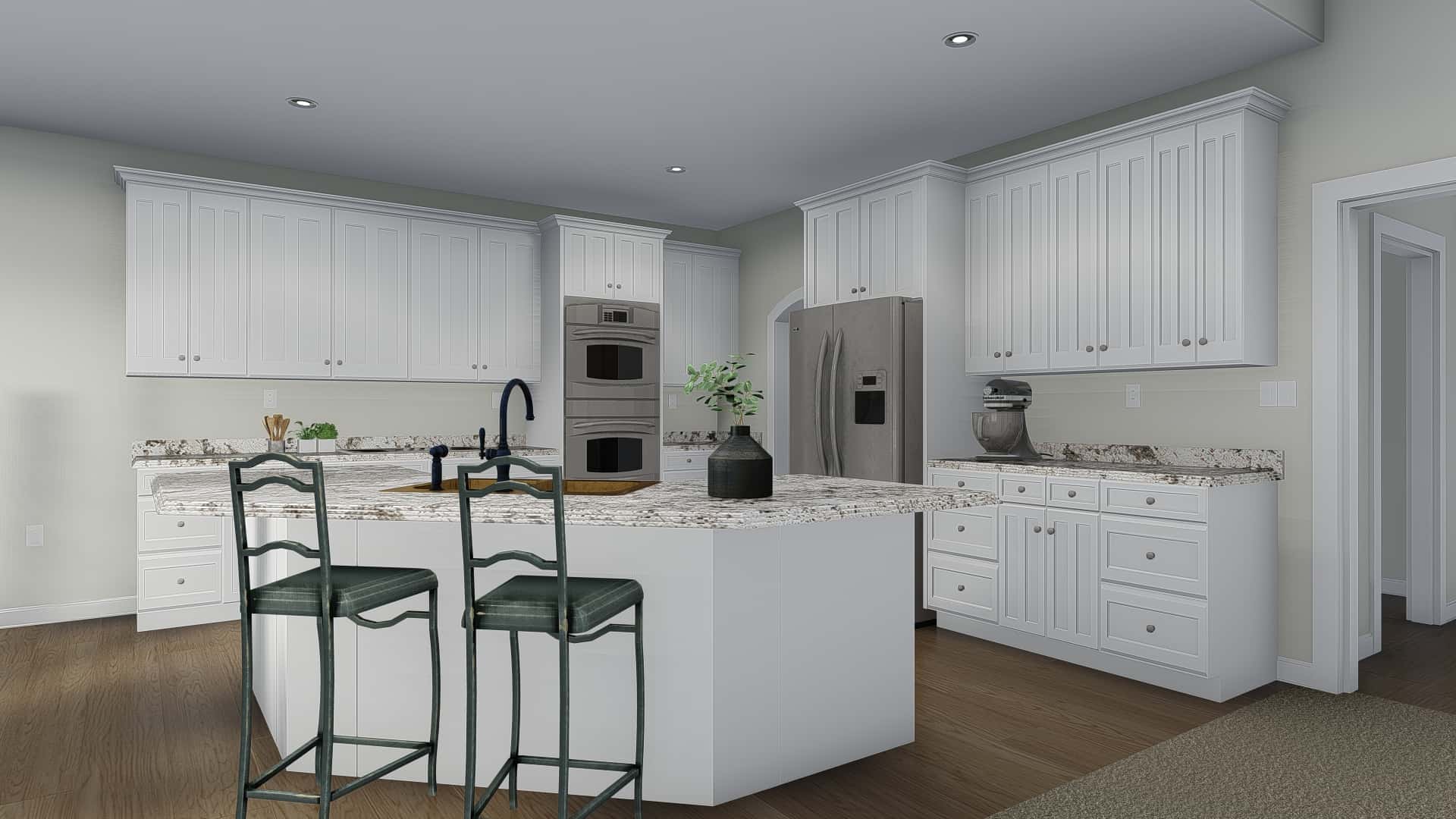 Kitchen of this 3-Bedroom, 2920 Sq Ft Plan - 187-1154