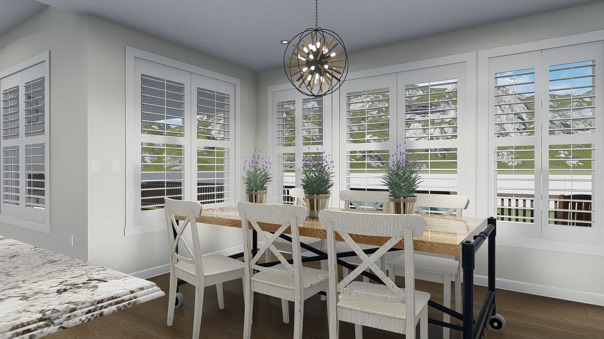 Dining Room of this 3-Bedroom, 2920 Sq Ft Plan - 187-1154