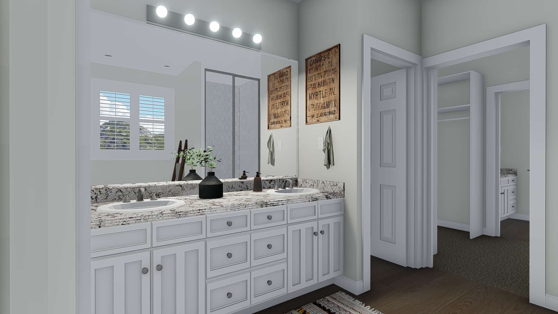 Master Bathroom of this 3-Bedroom, 2920 Sq Ft Plan - 187-1154
